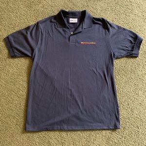 Vintage 80s Chevrolet Corvette Hanes Polo Shirt